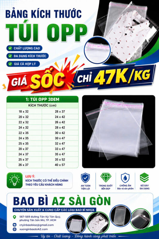 bao bi az sai gon nha san xuat bao bi nhua theo yeu cau