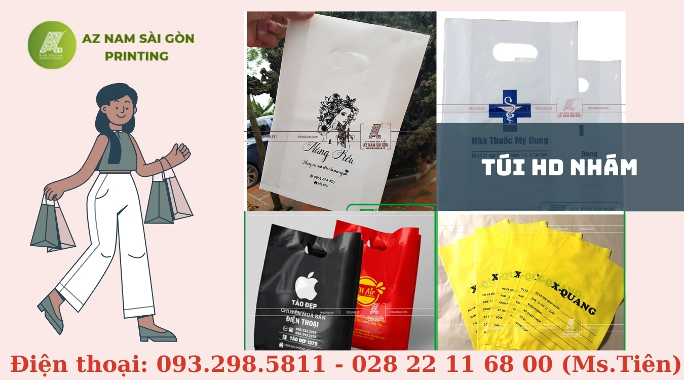 in tui nilon dung my pham chat luong gia xuong tai az nam sai gon 1
