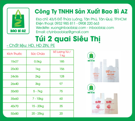 IN TÚI SIÊU THỊ 2 QUAI TRONG SUỐT 14 in tui sieu thi 2 quai trong suot