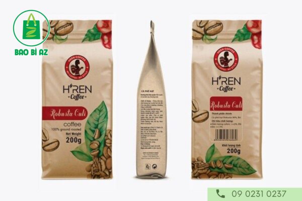 TÚI GIẤY ĐỰNG CÀ PHÊ 44 tui giay dung ca phe 1