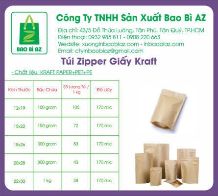 TÚI GIẤY ĐỰNG TRÀ 18 tui giay dung tra
