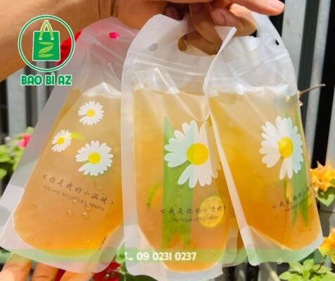tui zipper dung tra chanh tra sua 2