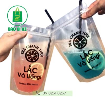 tui zipper dung tra chanh tra sua 9