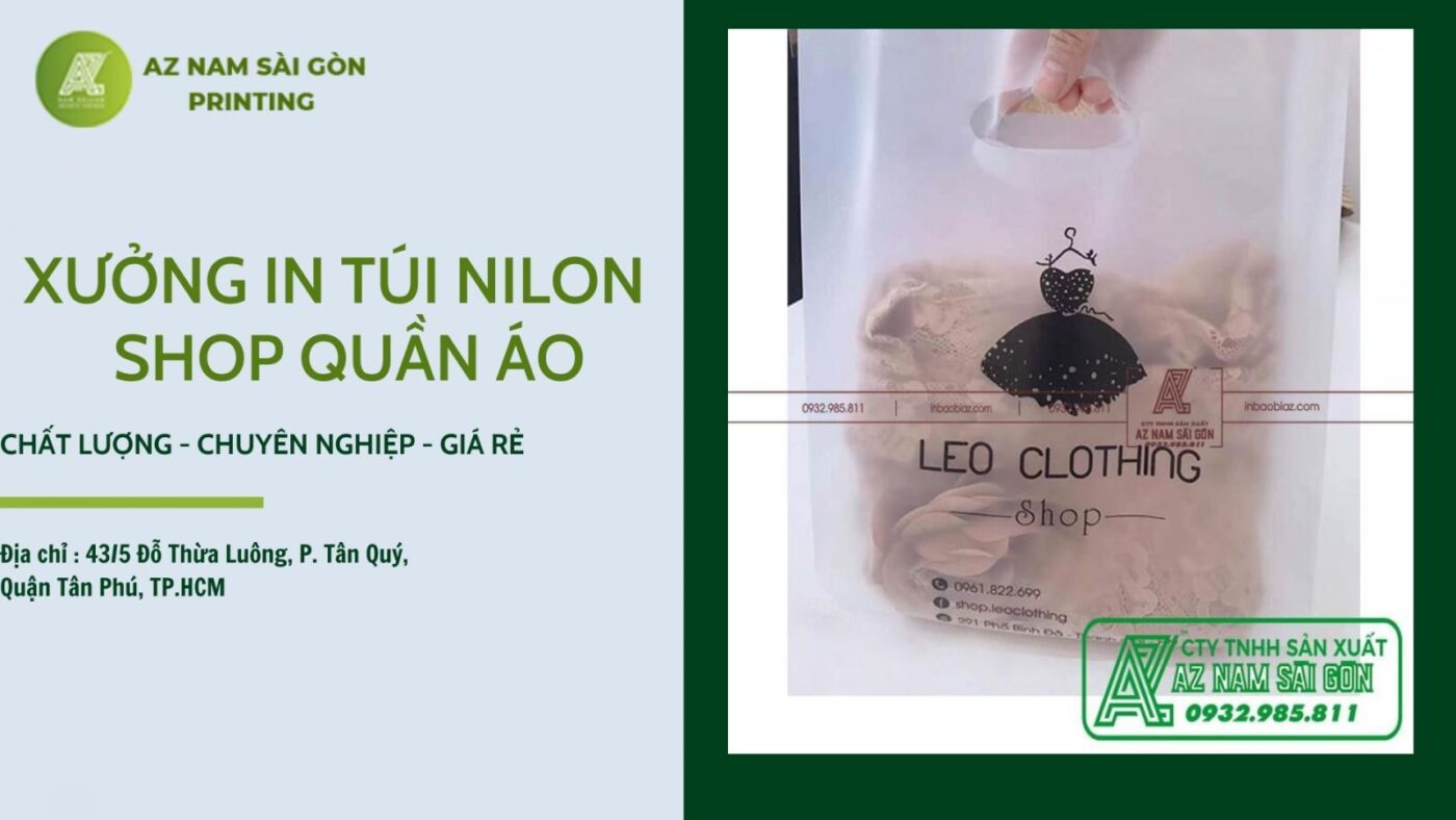 Xưởng in túi nilon giá rẻ cho shop quần áo tại TP.HCM - AZ Nam Sài Gòn 2 xuong in tui nilon gia re cho shop quan ao tai tp hcm az nam sai gon 1