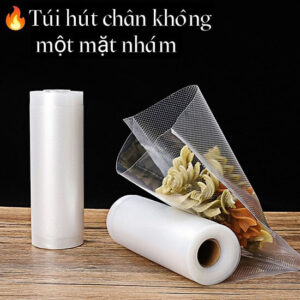 Đặc tính kỹ thuật và Bảng quy cách túi hút chân không 1 mặt nhám