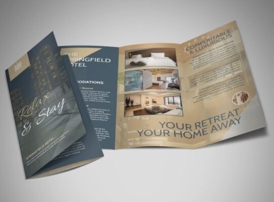 Cách thiết kế brochure khách sạn chuyên nghiệp giúp tăng doanh thu hiệu quả