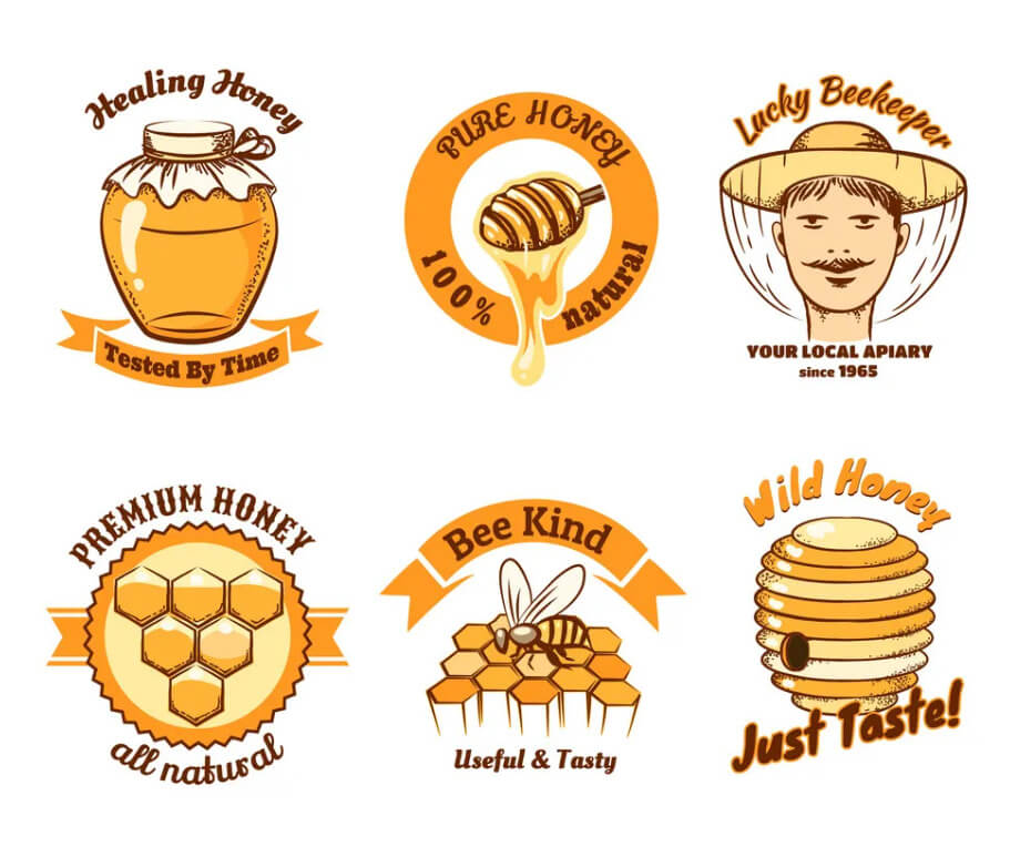 Top mẫu logo mật ong đẹp ấn tượng khẳng định thương hiệu chuyên nghiệp 1 Nhận diện hình ảnh trong thiết kế logo mật ong