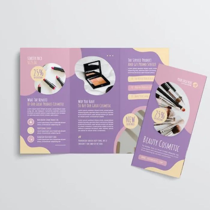 Thiết kế brochure mỹ phẩm chuyên nghiệp giúp thu hút khách hàng hiệu quả 1 Phân loại và các phong cách thiết kế brochure mỹ phẩm phổ biến