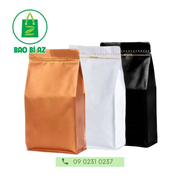 Túi Zipper 8 cạnh đáy đứng cửa sổ trong suốt giá xưởng 6 tui zipper 8 canh day dung 5
