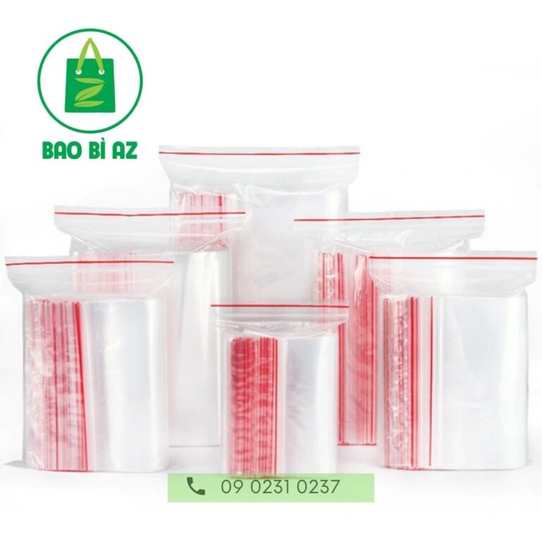 Túi Zipper chỉ đỏ chất lượng cao giá xưởng bền đẹp 3 tui zipper chi do 2