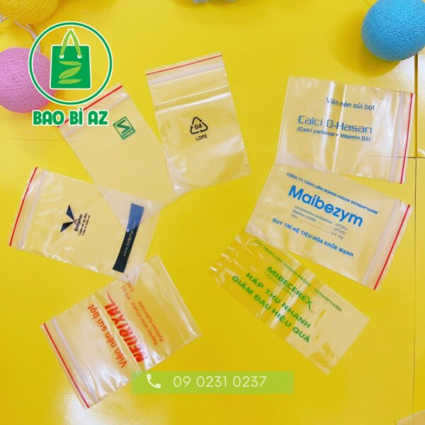 Túi Zipper chỉ đỏ chất lượng cao giá xưởng bền đẹp 17 Lưu trữ dược phẩm và thực phẩm bảo vệ sức khỏe