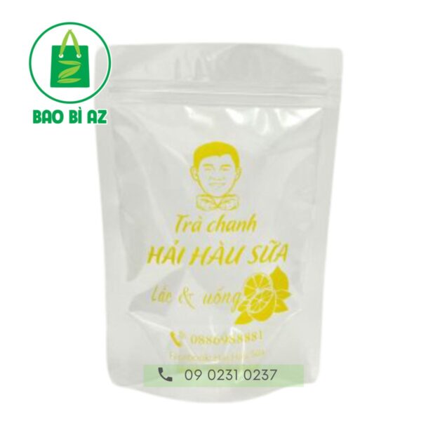 Túi Zipper đựng trà chanh, trà sữa chất lượng, giá xưởng 15 Thiết kế công thái học và khóa zip tiện dụng